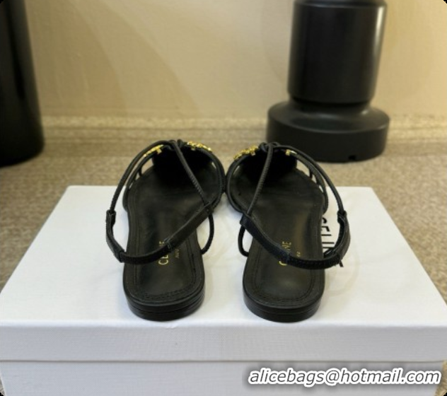 Low Cost Celine Cocktail Sandals in Calfskin C080334 Black 2026
