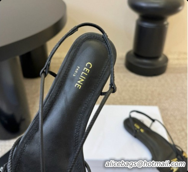 Low Cost Celine Cocktail Sandals in Calfskin C080334 Black 2026