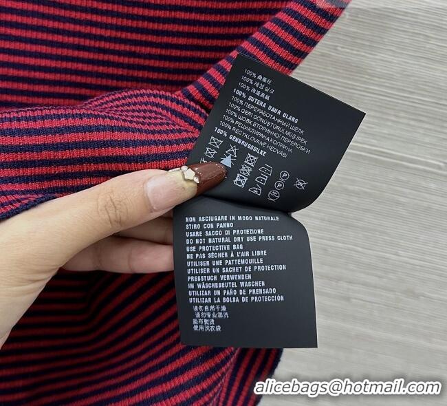 Buy Discount Prada Knit Stripe Vest P041108 Red/Black 2026