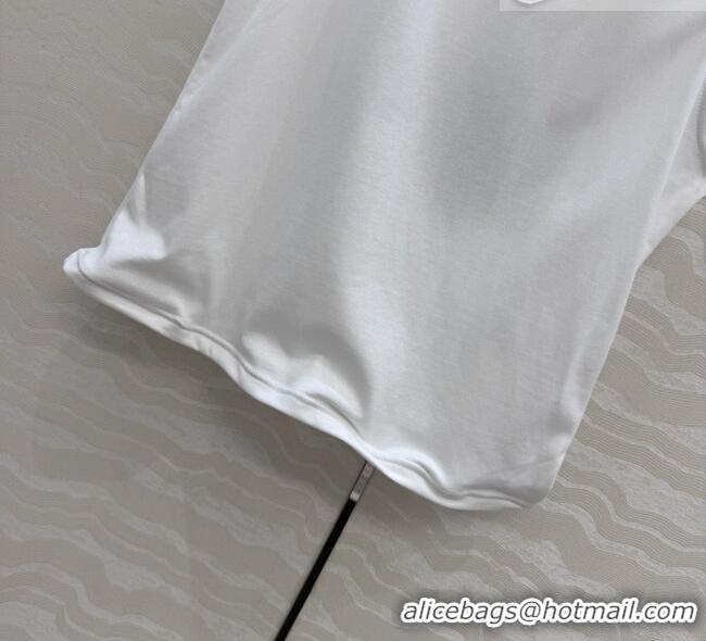 Most Popular Prada Cotton Vest P041118 White 2026