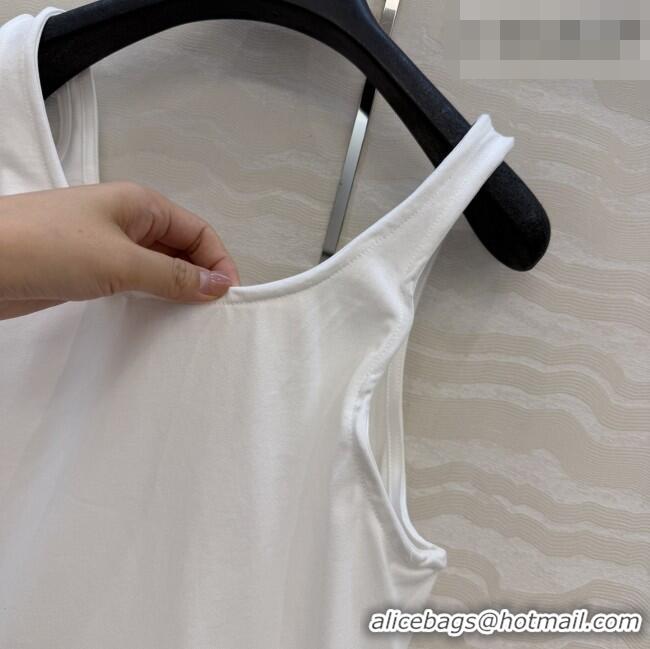 Most Popular Prada Cotton Vest P041118 White 2026