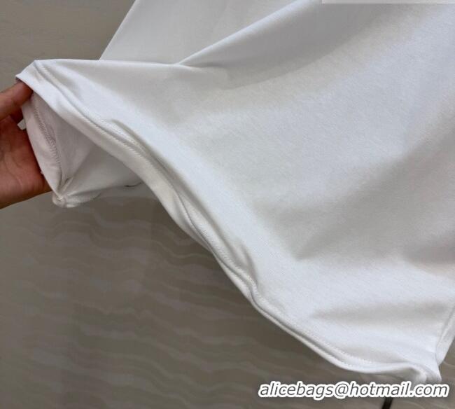 Best Grade Prada Cotton T-shirt P041120 White 2026