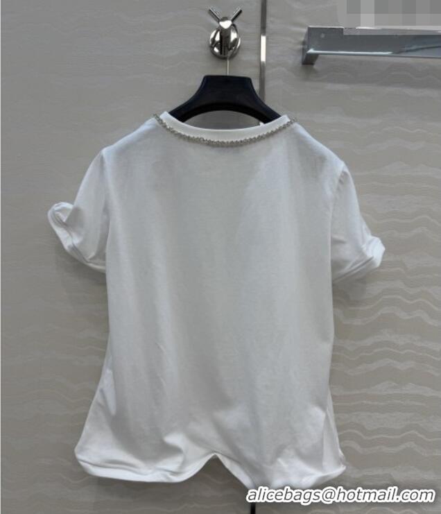 Best Grade Prada Cotton T-shirt P041120 White 2026