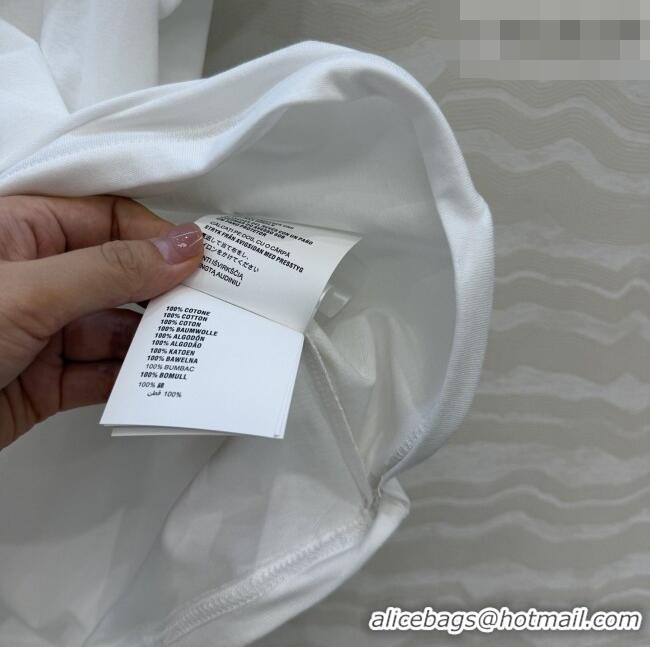 Best Grade Prada Cotton T-shirt P041120 White 2026