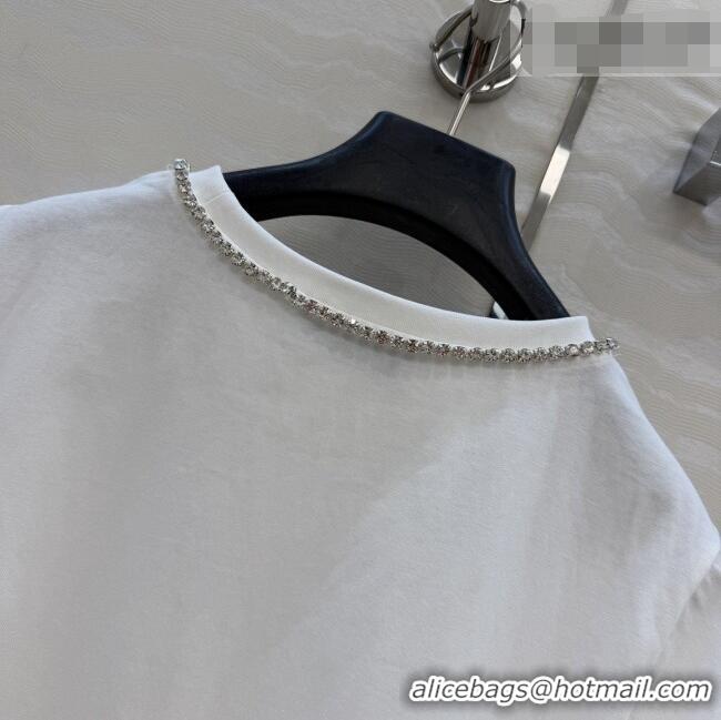 Best Grade Prada Cotton T-shirt P041120 White 2026