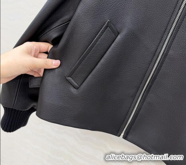 Top Grade Prada Leather Jacket P041121 Black 2026