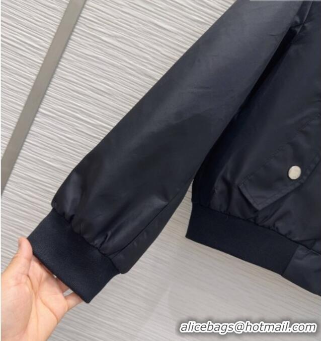 Best Price Discount Prada Nylon Jacket P041444 Black 2026