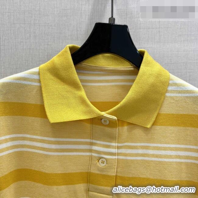 Reasonable Price Prada Polo Dress P42105 Yellow 2026