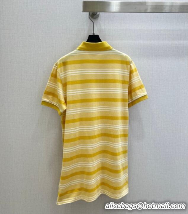 Reasonable Price Prada Polo Dress P42105 Yellow 2026