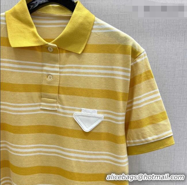 Reasonable Price Prada Polo Dress P42105 Yellow 2026