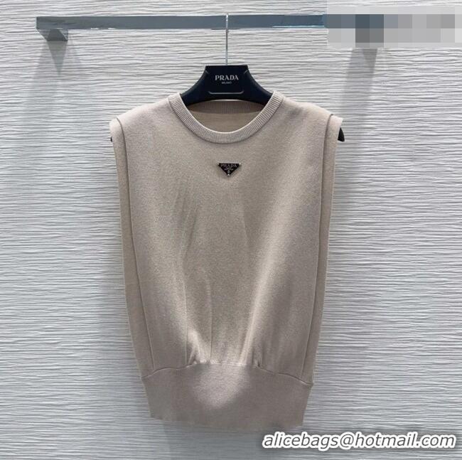 New Fashion Prada Knit Vest PR042203 Grey 2026