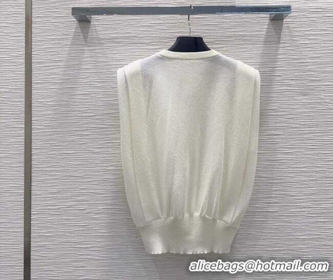 Most Popular Prada Knit Vest PR042203 Ivory 2026
