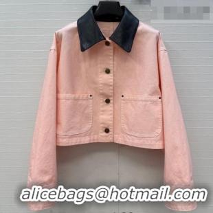 Well Crafted Prada Cotton Short Jacket PR042219 Light Pink/Black 2026