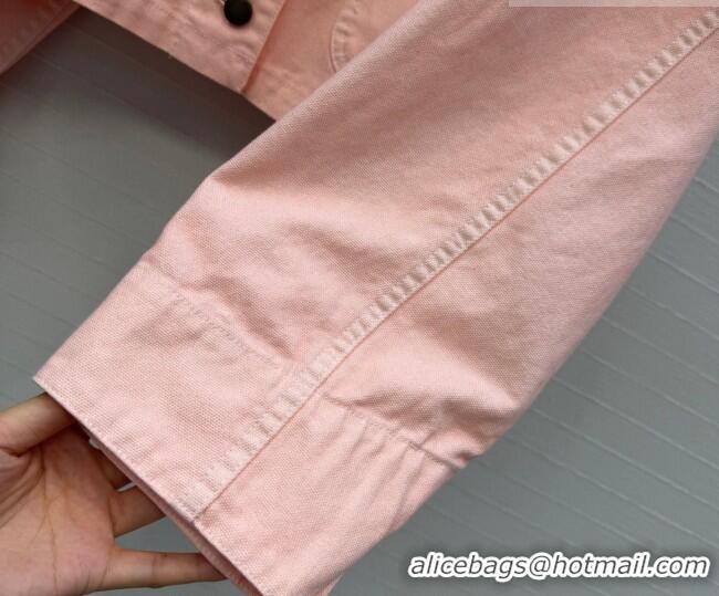 Well Crafted Prada Cotton Short Jacket PR042219 Light Pink/Black 2026