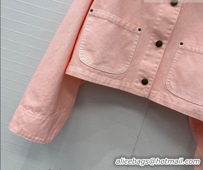 Well Crafted Prada Cotton Short Jacket PR042219 Light Pink/Black 2026