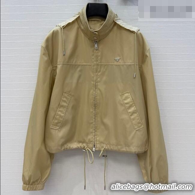 Fashion Discount Prada Nylon Jacket PR042222 Khaki 2026