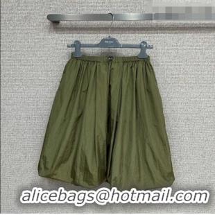 Modern Classic Discount Prada Skirt PR042229 Green 2026