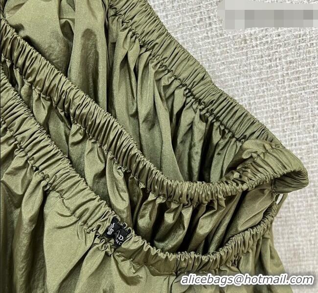 Modern Classic Discount Prada Skirt PR042229 Green 2026