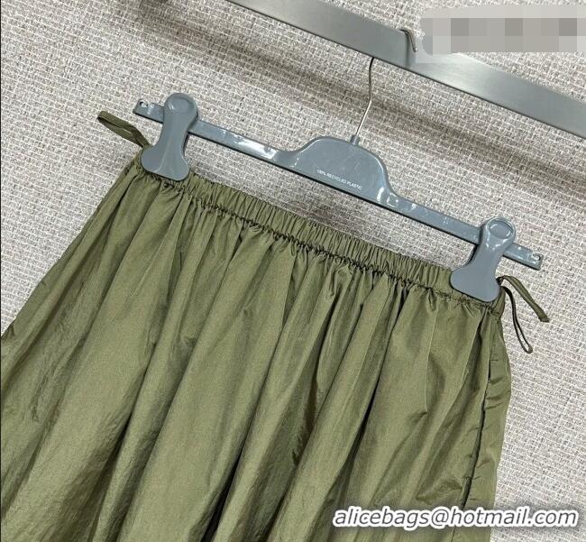 Modern Classic Discount Prada Skirt PR042229 Green 2026