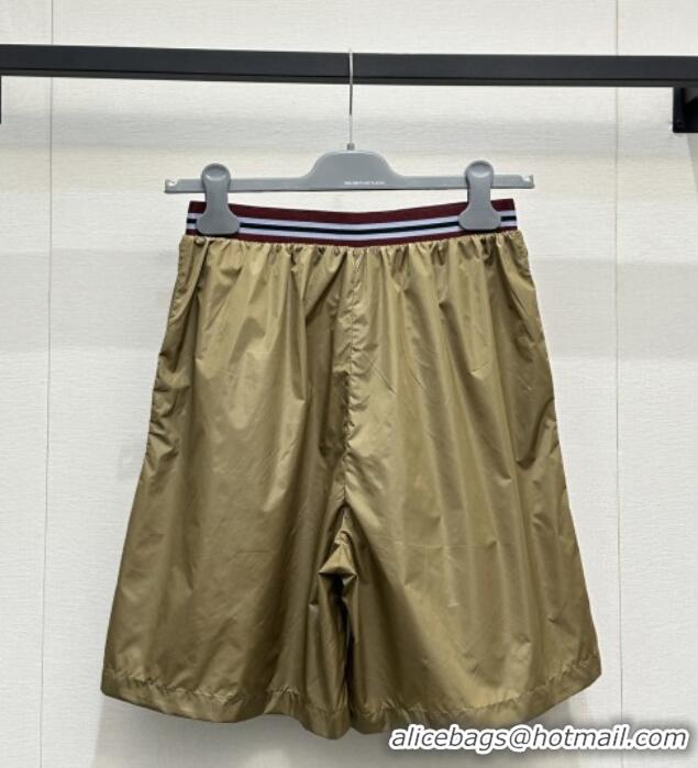 Top Grade Prada Nylon Jacket and Shorts Set PR042304 Brown 2026