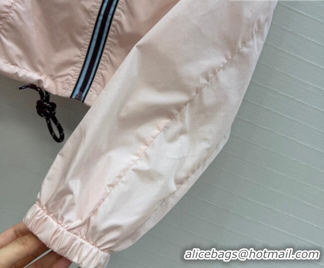 New Fashion Prada Nylon Short Jacket PR042306 Pink 2026