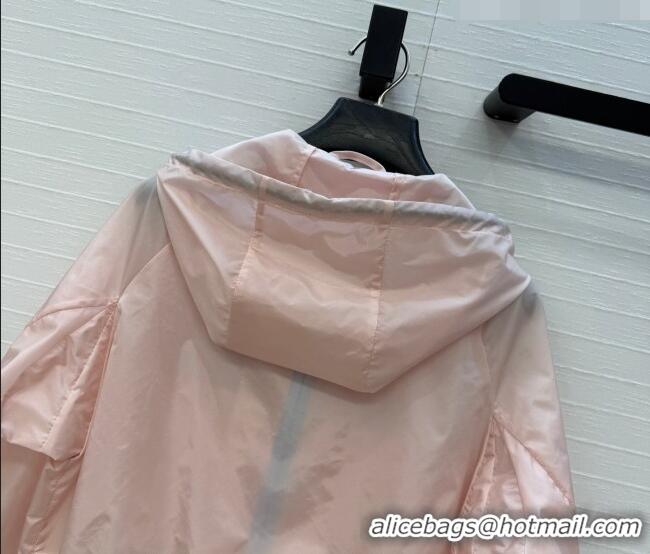New Fashion Prada Nylon Short Jacket PR042306 Pink 2026