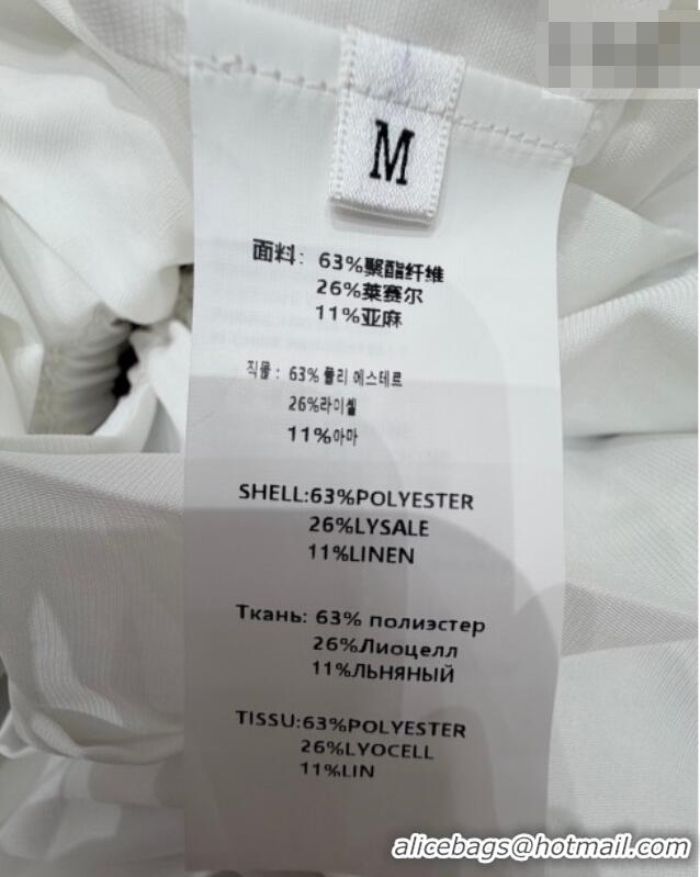Famous Brand Prada Pleated Skirt PR042307 White 2026