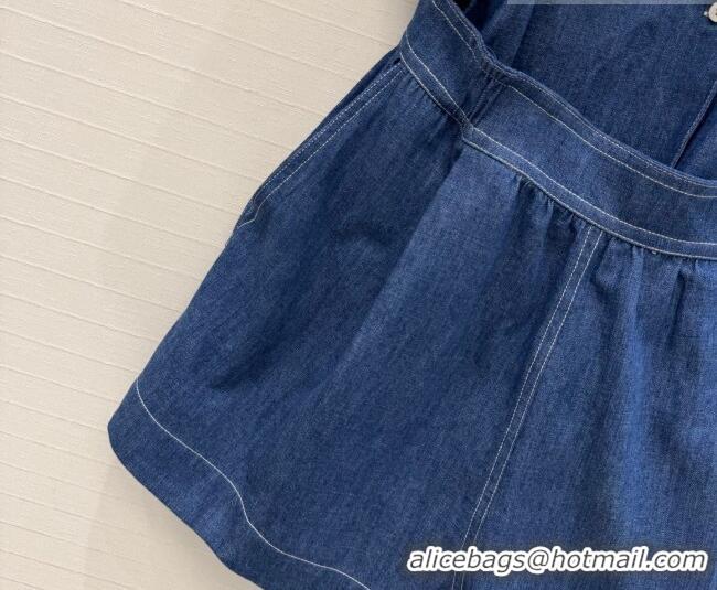 Shop Discount Prada Denim Jumpsuit PR042330 Blue 2026