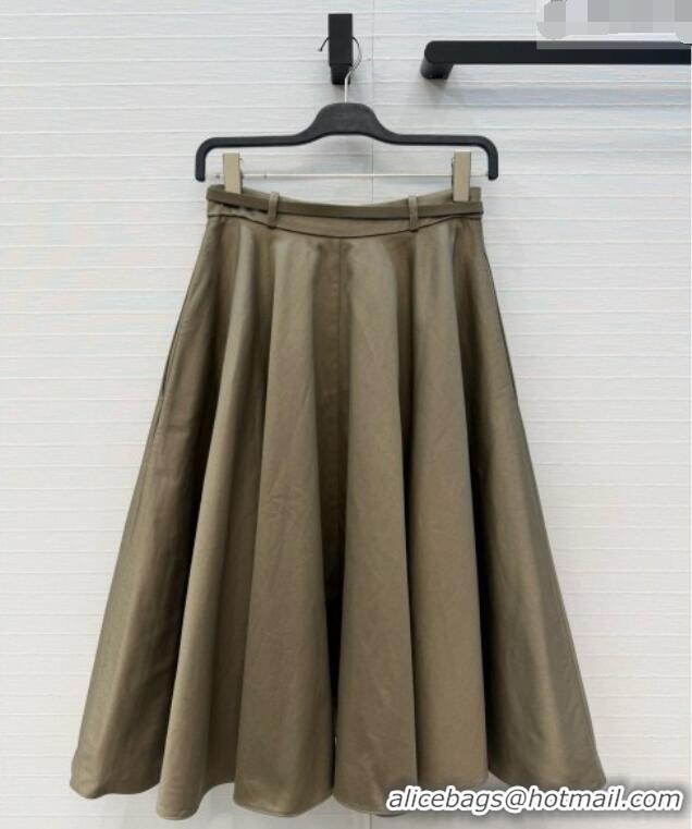 Classic Promotional Prada Skirt P081118 Khaki Green 2026
