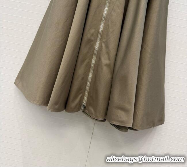 Classic Promotional Prada Skirt P081118 Khaki Green 2026