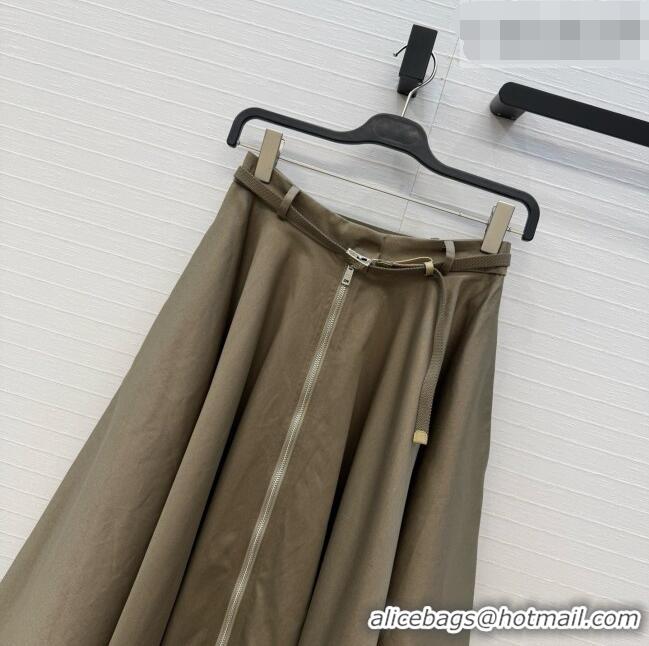 Classic Promotional Prada Skirt P081118 Khaki Green 2026