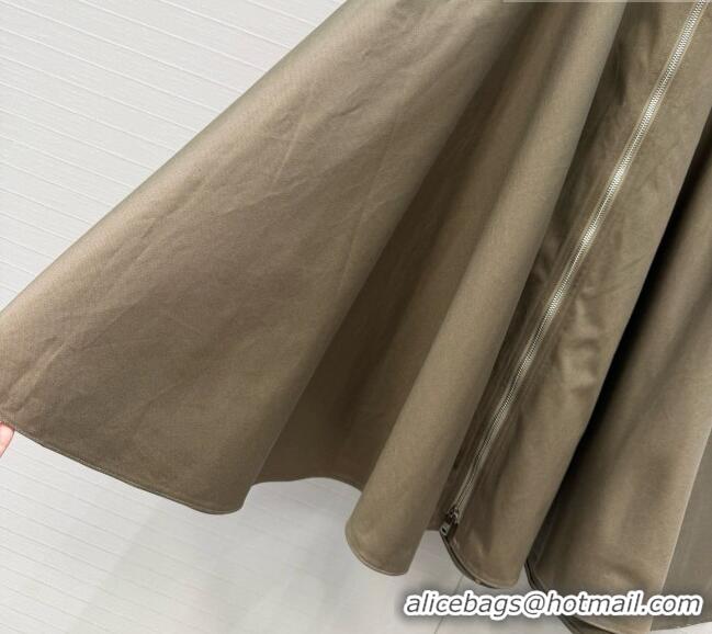 Classic Promotional Prada Skirt P081118 Khaki Green 2026