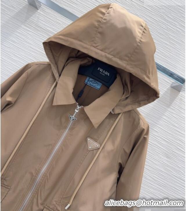Specials Inexpensive Prada Nylon Jacket P081236 Khaki 2026