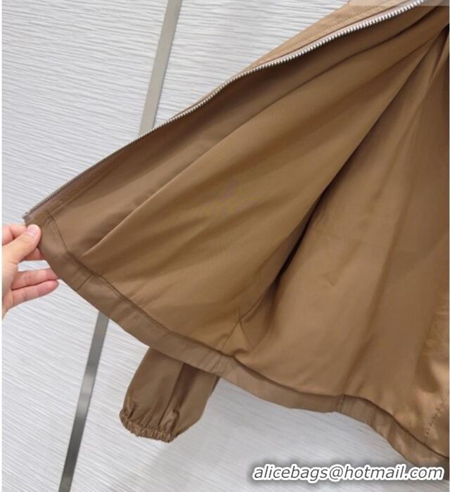 Specials Inexpensive Prada Nylon Jacket P081236 Khaki 2026