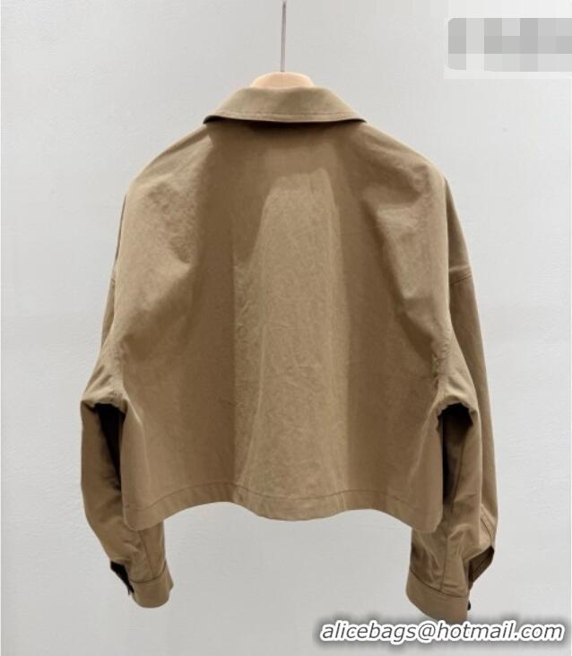 Original Discount Prada Cotton Jacket P081241 Khaki 2026