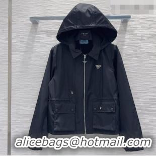 Hot Sell Cheap Prada Nylon Jacket CH081262 Black 2026