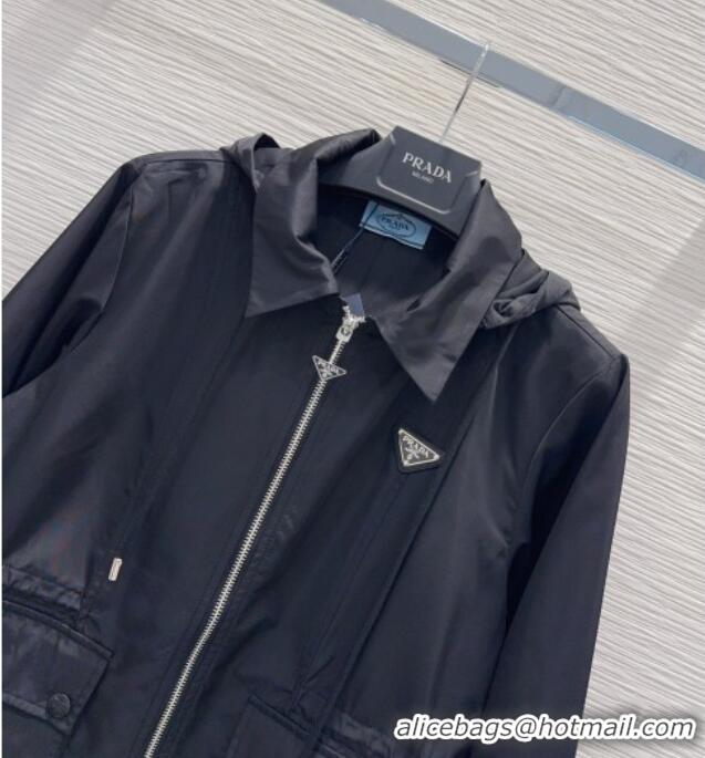 Hot Sell Cheap Prada Nylon Jacket CH081262 Black 2026