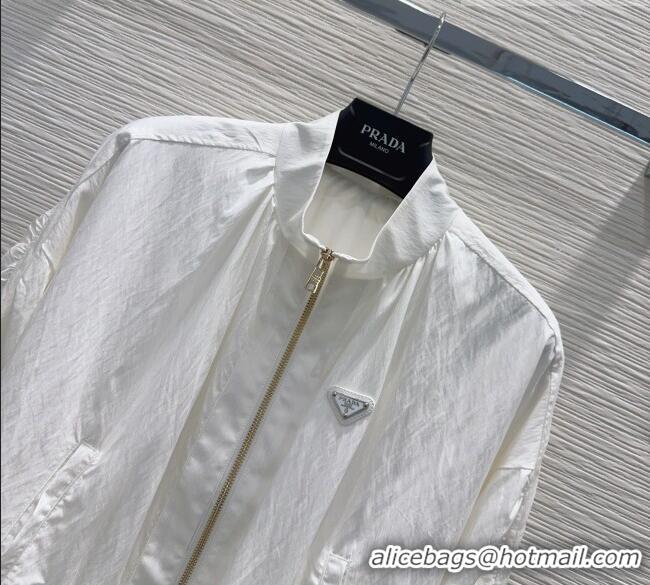 Buy Discount Prada Jacket P081340 White 2026