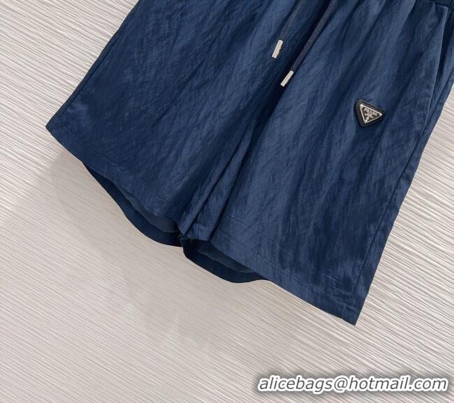 Best Quality Prada Shorts P081343 Blue 2026