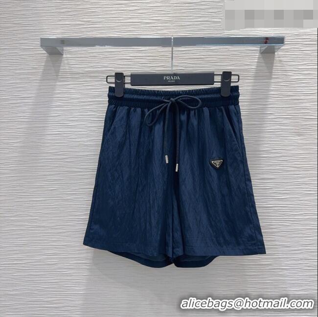 Best Quality Prada Shorts P081343 Blue 2026