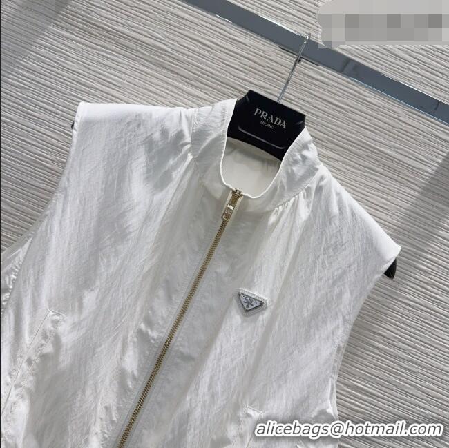 Good Looking Prada Vest P081344 White 2026