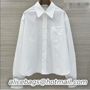 ​Buy Cheapest Celine Cotton Shirt C42117 White 2026