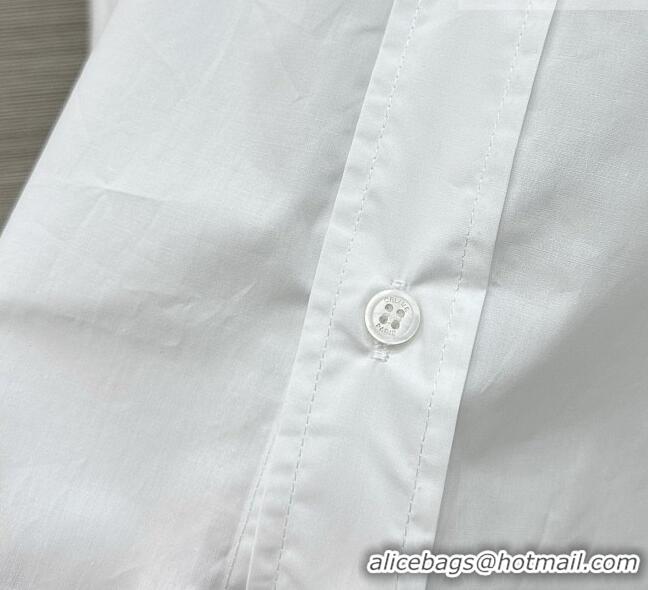 ​Buy Cheapest Celine Cotton Shirt C42117 White 2026