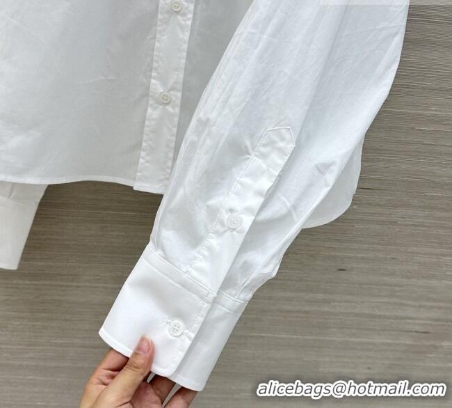 ​Buy Cheapest Celine Cotton Shirt C42117 White 2026
