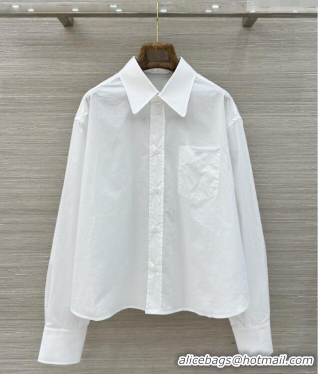 ​Buy Cheapest Celine Cotton Shirt C42117 White 2026