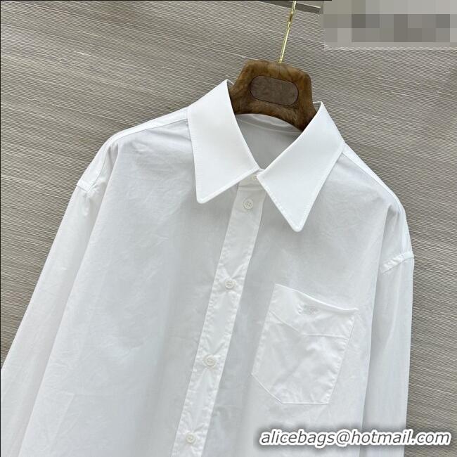 ​Buy Cheapest Celine Cotton Shirt C42117 White 2026