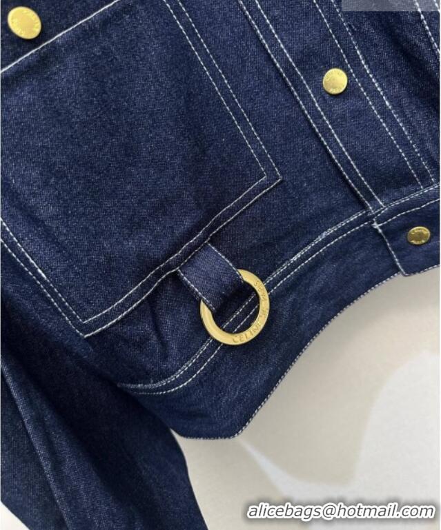 Good Taste Discount Celine Denim Jacket CE042306 Navy Blue 2026