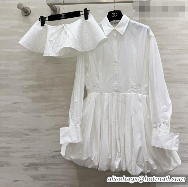 Refined Promotional Celine Dress C081208 White 2026