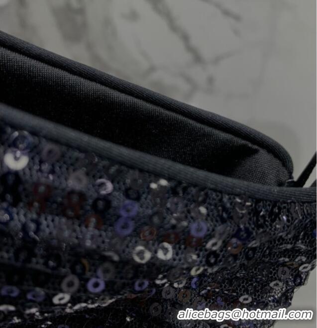 Good Looking Saint Laurent Sequins Dress YSL032528 Black 2026
