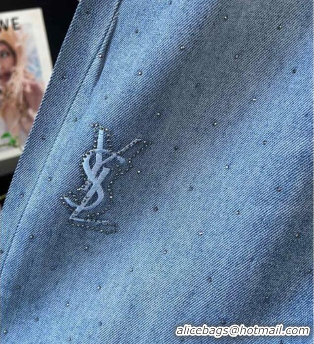 Hot Style Grade Saint Laurent Jeans YSL032544 Blue 2026